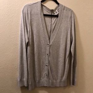Zipper back cardigan